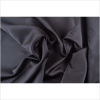 Charcoal Gray Solid Polyester Satin - Full | Mood Fabrics